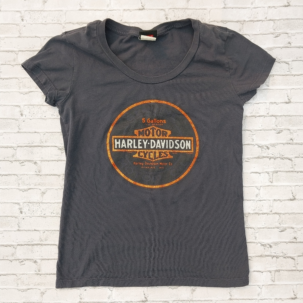 Harley-Davidson Crew Neck T-Shirt Women’s Black Grey Medium Naples, Florida